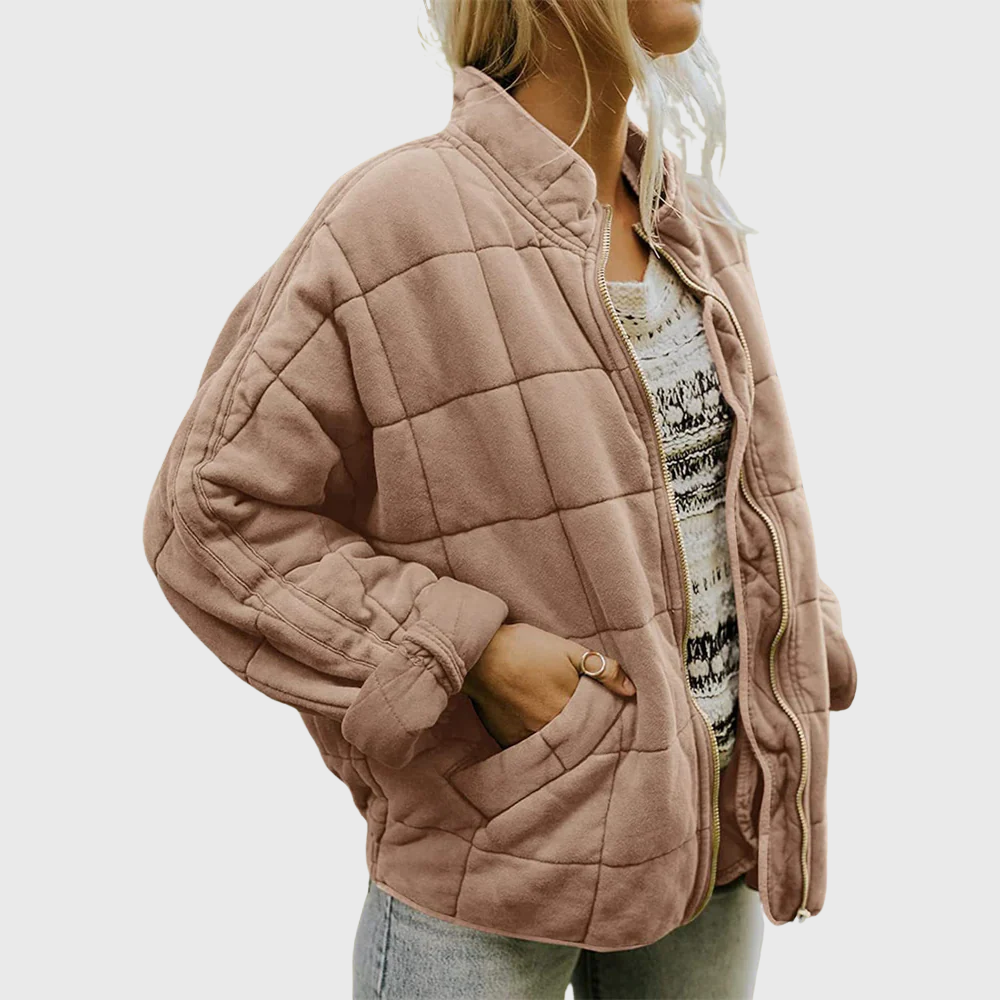 Oversized Tussenjas met Minimalistisch Design voor Dames